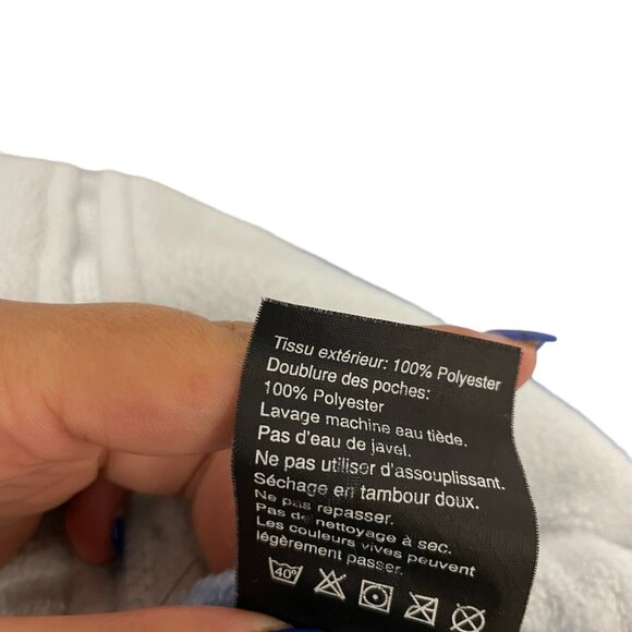 Helly Hansen Young Adult White Blue Full Zip Fleece Jacket With Pockets 16Yrs - Picture 5 of 10